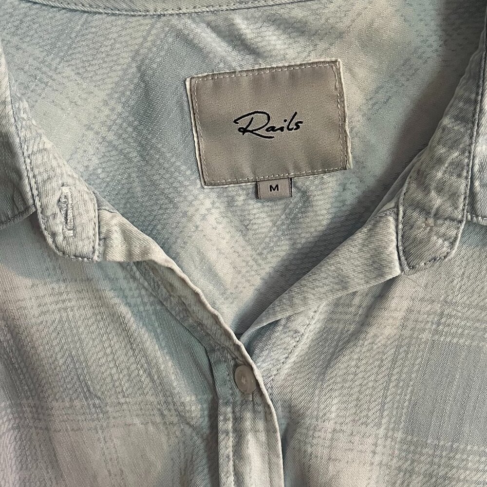 Rails Short-Sleeve Button-Down Top - image 2